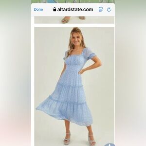 Altar'd State Blue Women's Dress
